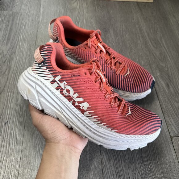 Hoka One One Womens Rincon 1110515 HCWH Brown Running Shoes